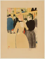 Au Moulin Rouge, la Goulue et sa Sœur
