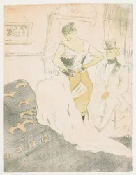 Elles : Femme en corset