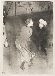 Rehearsal at the Folies-Bergère, Emilenne D