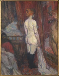 Femme devant un miroir