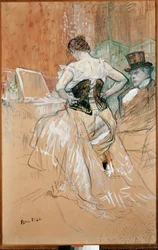 Femme en corset