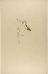 Yvette Guilbert, en Colombine à Pierrot