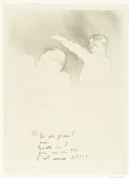 Portrait de Marcelle Lender et Albert Brasseur au variétés