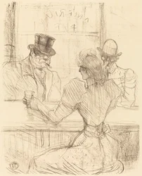 Au bar Picton, rue Scribe
