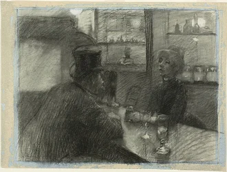 Bar du café de la rue de Rome