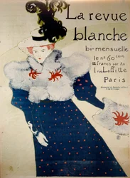 Couverture de la revue bimensuelle « La revue blanche »