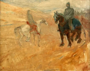 Deux chevaliers en armure