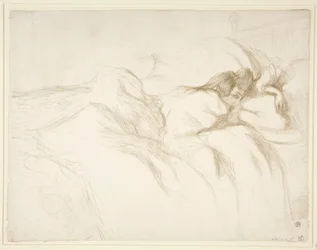 Femme couchée, Réveil, de la série Elles