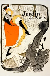 Jane Avril au Jardin de Paris, 1893