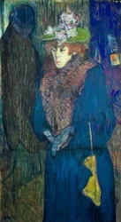 Jane Avril entrant au Moulin-Rouge