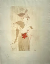 Mademoiselle Marcelle Lender, debout