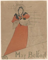 May Belfort avec un chat dans ses bras