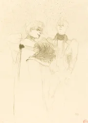 Mlle. Lender dans Madame Satan, 1894