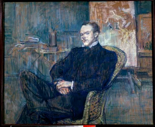 Portrait de Paul Leclerq (1872-1956) Fondateur de la Revue Blanche Peinture par Henri Toulouse Lautrec (1864-1901) 1897