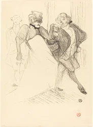 Réjane et Galipaux dans "Madame Sans-Gêne"