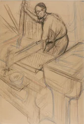 Étude, vers 1893