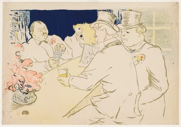 Le bar irlandais et américain, Rue Royale, 1896