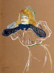 La chanteuse Yvette Guilbert