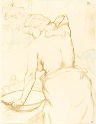 Femme qui se lave, 1896