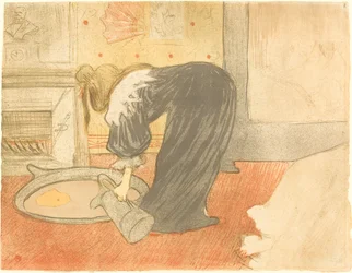 Femme au tub