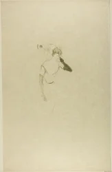 Yvette Guilbert, en Colombine à Pierrot