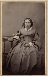Portrait de femme, années 1860 (photo)