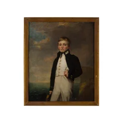 Les frères Rolland : Robert en uniforme naval