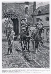 Henri jette le manteau de Becket à un mendiant AD1117, années 1920