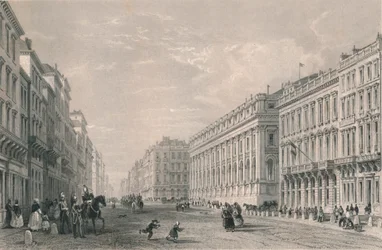 Rue du Chapeau Rouge, Bordeaux, milieu du 19e siècle