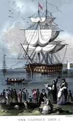 Le Navire des Forçats, vers 1820