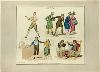 Plaque des illustrations aux chansons populaires
