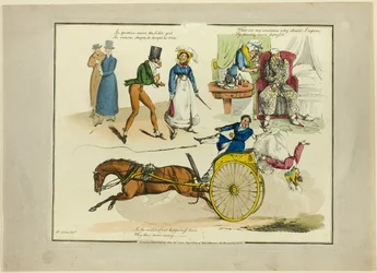 Plaque des illustrations aux chansons populaires