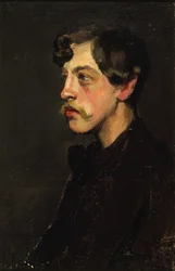 Portrait du poète Camille Mauclair