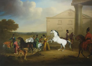 Les chevaux persans de George IV, Henry B Chalon