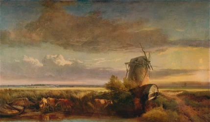 Moulins sur les Fens, vers 1853