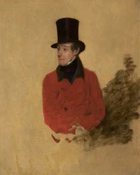 Un chasseur (2ème Lord de Tabley 1811-87)