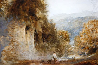 Paysage romantique, vers 1849