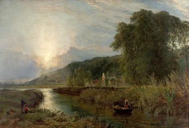 Le moulin du roi, Castle Donington, Leicestershire, 1862