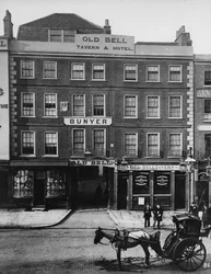 Le Vieux Bell Inn, High Holborn, c.1884