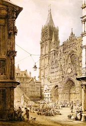 Cathédrale de Rouen, façade ouest