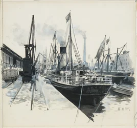 Chargement au quai de Pomona