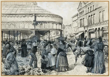 Marché de Smithfield depuis Oak Street