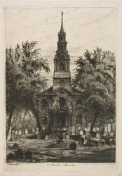 Chapelle Saint-Paul, New York (Scenes of Old New York)