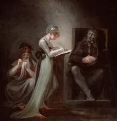 Milton dictant à sa fille