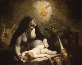 Le cauchemar visitant les sorcières de Laponie, 1796