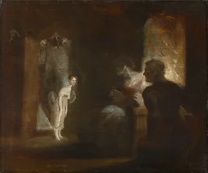 Ondine entre dans la maison du pêcheur et de sa femme, 1821