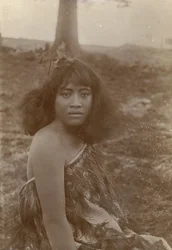 Étude maorie, c.1910