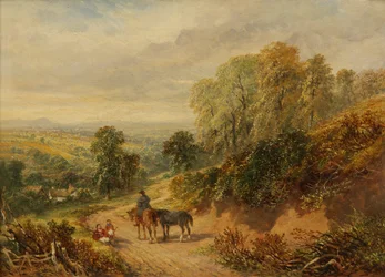 Sur la lande à Old Storridge, Worcestershire