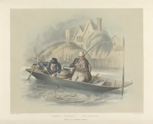 Pêche au barbeau, Twickenham, d