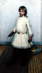 Fille avec une corde à sauter
